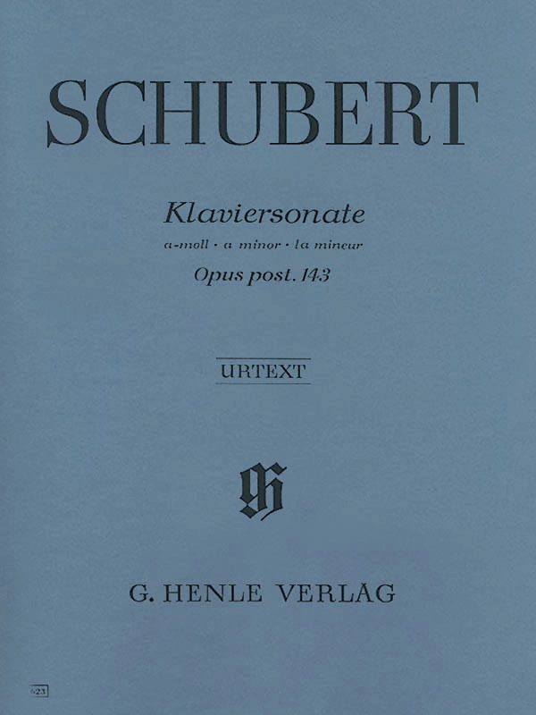 Sonate pour piano en mineur op. post. 143 D 784 - Schubert/Mies/Theopold - Piano - Partitions