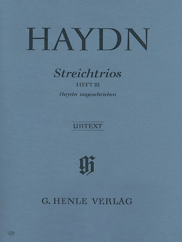 String Trios, Volume III (attributed to Haydn) - Haydn/MacIntyre/Brook - 2 Violins/Cello - Parts Set