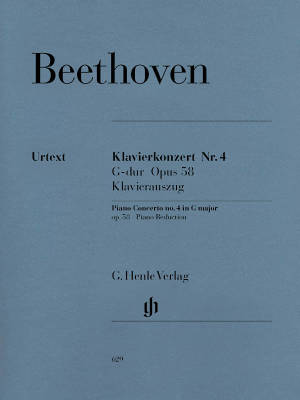 G. Henle Verlag - Piano Concerto no. 4 G major op. 58 - Beethoven/Kuthen/Kann - Piano/Piano Reduction (2 Pianos, 4 Hands) - Book