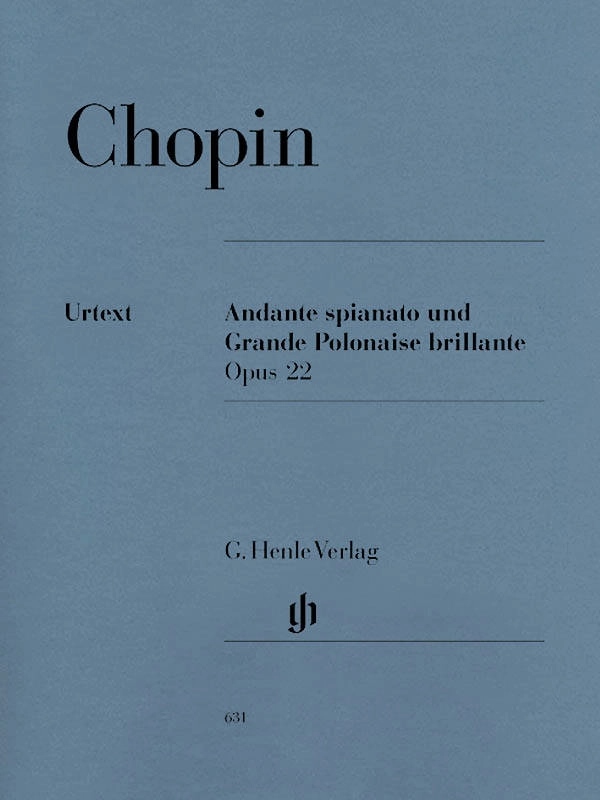 Andante spianato and Grande Polonaise brillante E flat major op. 22 - Chopin /Zimmermann /Schilde - Piano - Sheet Music