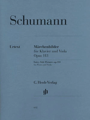 Fairy-Tale Pictures op. 113 - Schumann /Haug-Freienstein /Weber - Viola/Piano - Sheet Music