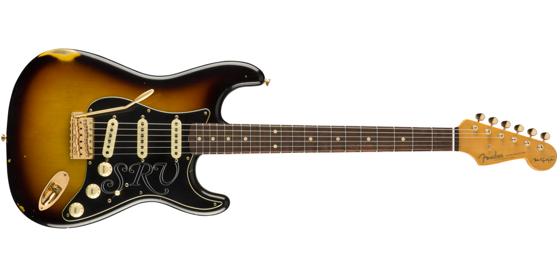 Stevie Ray Vaughan Signature Stratocaster Relic with Rosewood Fingerboard - Faded 3-Colour Sunburst