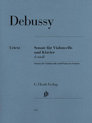 Sonata d minor - Debussy/Heinemann/Ginzel - Cello/Piano - Sheet Music