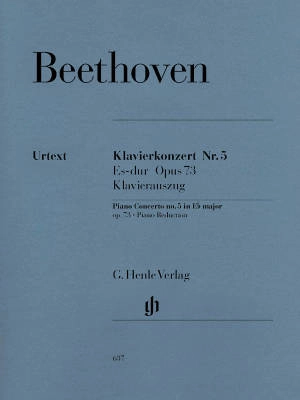 G. Henle Verlag - Piano Concerto no. 5 E flat major op. 73 - Beethoven/Kuthen/Kann - Piano/Piano Reduction (2 Pianos, 4 Hands) - Book