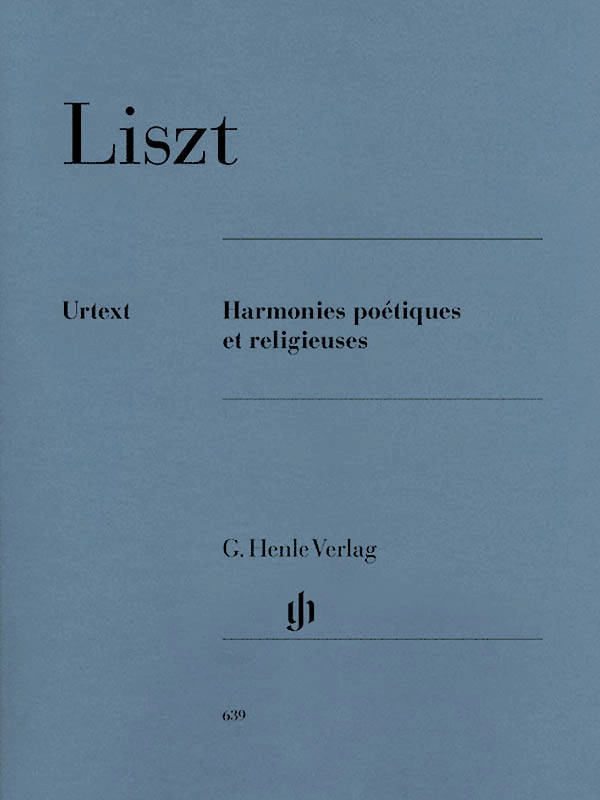 Harmonies poetiques et religieuses - Liszt/Heinemann/Schilde - Piano - Book