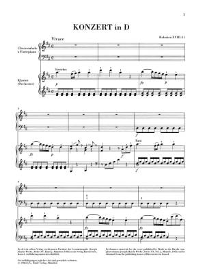 Piano Concerto D major Hob. XVIII:11 - Haydn /Walter /Wackernagel /Schilde - Piano/Piano Reduction (2 Pianos, 4 Hands) - Book