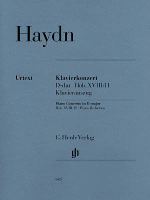G. Henle Verlag - Piano Concerto D major Hob. XVIII:11 - Haydn /Walter /Wackernagel /Schilde - Piano/Piano Reduction (2 Pianos, 4 Hands) - Book