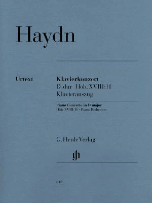 G. Henle Verlag - Piano Concerto D major Hob. XVIII:11 - Haydn /Walter /Wackernagel /Schilde - Piano/Piano Reduction (2 Pianos, 4 Hands) - Book