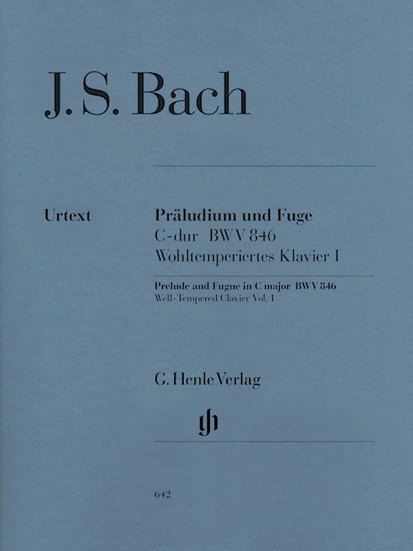 Prelude and Fugue C major BWV 846 (Well-Tempered Clavier Part I) - Bach/Heinemann/Schiff - Piano - Sheet Music