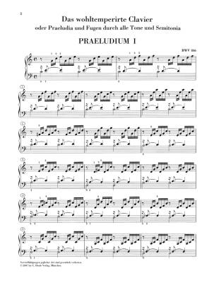 Prelude and Fugue C major BWV 846 (Well-Tempered Clavier Part I) - Bach/Heinemann/Schiff - Piano - Sheet Music