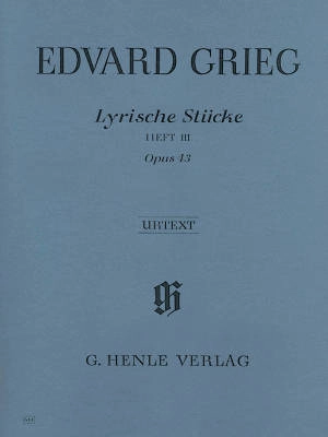 G. Henle Verlag - Lyric Pieces Volume III, op. 43 - Grieg /Heinemann /Steen-Nokleberg - Piano - Book