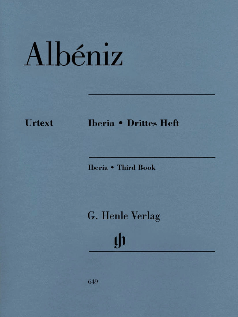 Iberia, Third Book - Albeniz/Gertsch - Piano - Book