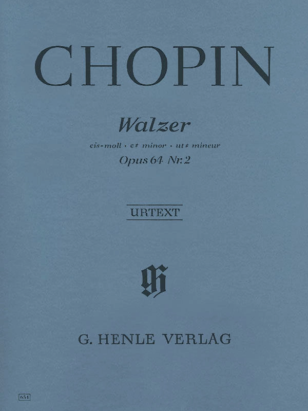 Waltz c sharp minor op. 64 no. 2 - Chopin /Zimmermann /Theopold - Piano - Sheet Music