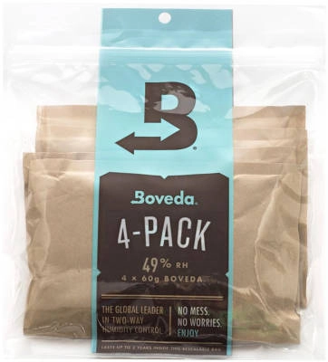 Boveda - Boveda 70g 49% RH 2-Way Humidity Control Pack - 4 Pack