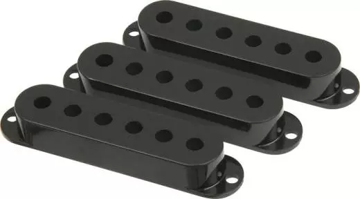 Fender - Fender Pickup Covers Black Strat (Set of 3)