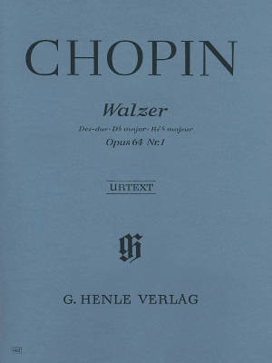 G. Henle Verlag - Waltz D flat major op. 64 no. 1 (Minute Waltz) - Chopin /Zimmermann /Theopold - Piano - Sheet Music