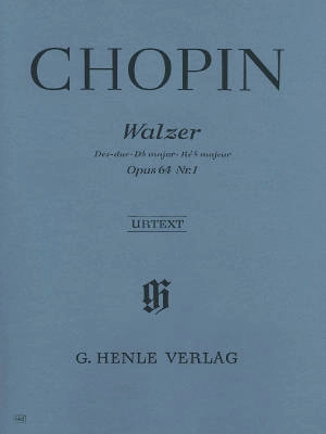 G. Henle Verlag - Waltz D flat major op. 64 no. 1 (Minute Waltz) - Chopin /Zimmermann /Theopold - Piano - Sheet Music