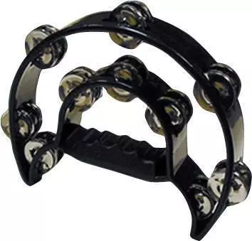 Mano Double Cutaway Tambourine Black