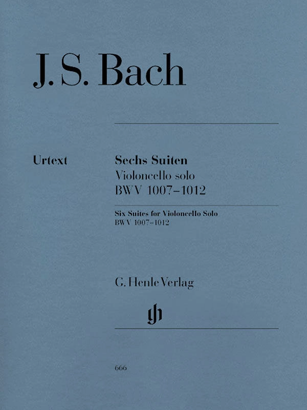 Six Suites for Violoncello Solo, BWV 1007-1012 - Bach/Voss/Ginzel - Book