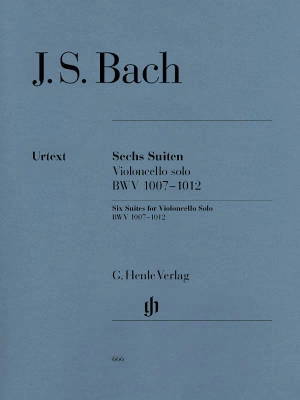 G. Henle Verlag - Six Suites for Violoncello Solo, BWV 1007-1012 - Bach/Voss/Ginzel - Book