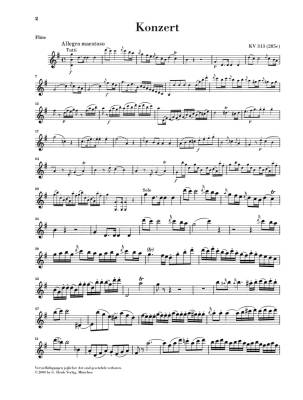 Flute Concerto no. 1 G major K. 313 - Mozart/Adorjan/Levin - Flute/Piano Reduction - Sheet Music
