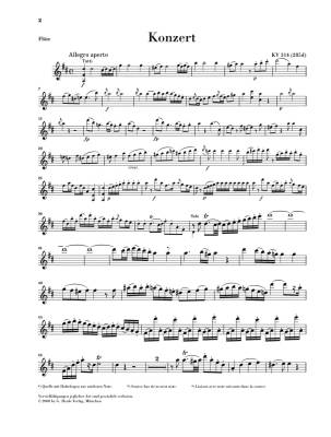 Flute Concerto no. 2 D major K. 314 - Mozart/Adorjan/Levin - Flute/Piano Reduction - Sheet Music