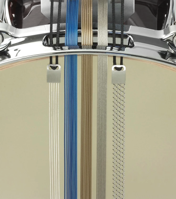 Mercury Series 4x14\'\' Snare Drum with Multisonic Strainer - Titanium