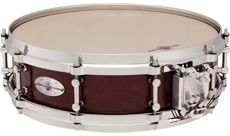 Mercury Series 4x14\'\' Snare Drum with Multisonic Strainer - 7-Ply Maple - Cherry Rosewood