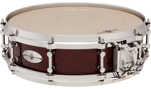 Black Swamp - Mercury Series 4x14 Snare Drum with Multisonic Strainer - 7-Ply Maple - Cherry Rosewood