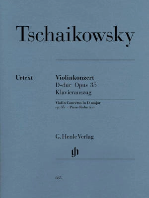 G. Henle Verlag - Violin Concerto D major op. 35 - Tchaikovsky/Guntner - Violin/Piano Reduction - Sheet Music