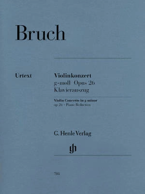 G. Henle Verlag - Violin Concerto g minor op. 26 - Bruch/Kube/Guntner - Violin/Piano Reduction - Sheet Music
