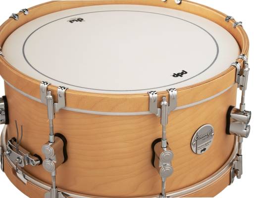 Concept Maple Classic Snare Drum 6.5x14\'\' - Natural with Natural Wood Hoops