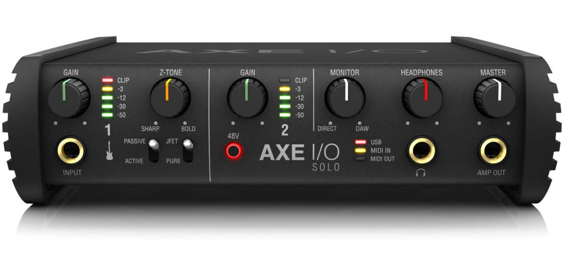 AXE I/O Solo 2x3 USB Audio/MIDI Interface with Guitar Tone Shaping