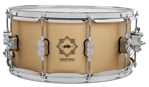Pacific Drums - Caisse claire 6.5x14 Concept Select - 3mm Bell Bronze avec matriel chrom