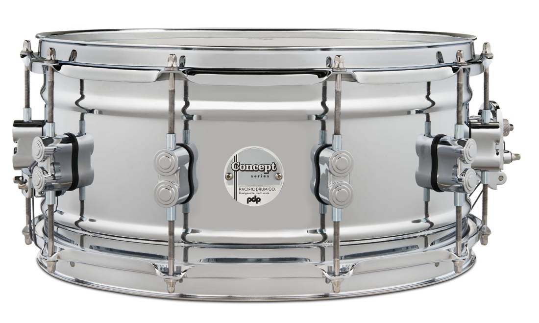 Concept 6.5x14\'\' Snare - Chrome Over Steel