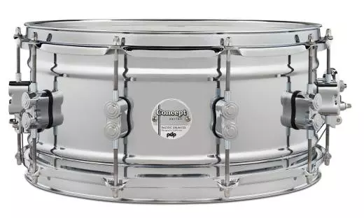 Pacific Drums - Concept 6.5x14 Snare - Chrome Over Steel Pacific Drums - Concept 6.5x14 Snare - Chrome Over Steel