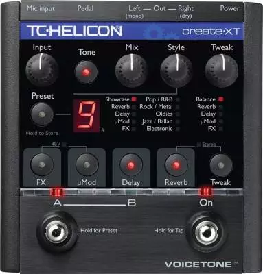 VoiceTone Create XT Pedal w/ Reverb,Delay,Dist.