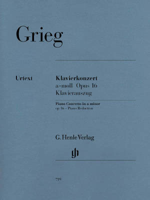 G. Henle Verlag - Piano Concerto a minor op. 16 - Grieg /Steen-Nokleberg /Heinemann - Piano/Piano Reduction (2 Pianos, 4 Hands) - Book