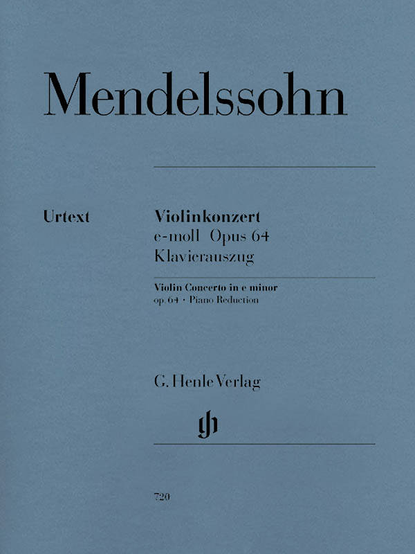 Violin Concerto e minor op. 64 - Mendelssohn /Scheideler /Ozim - Violin/Piano Reduction - Sheet Music