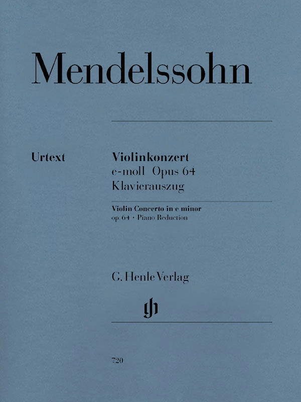 Violin Concerto e minor op. 64 - Mendelssohn /Scheideler /Ozim - Violin/Piano Reduction - Sheet Music