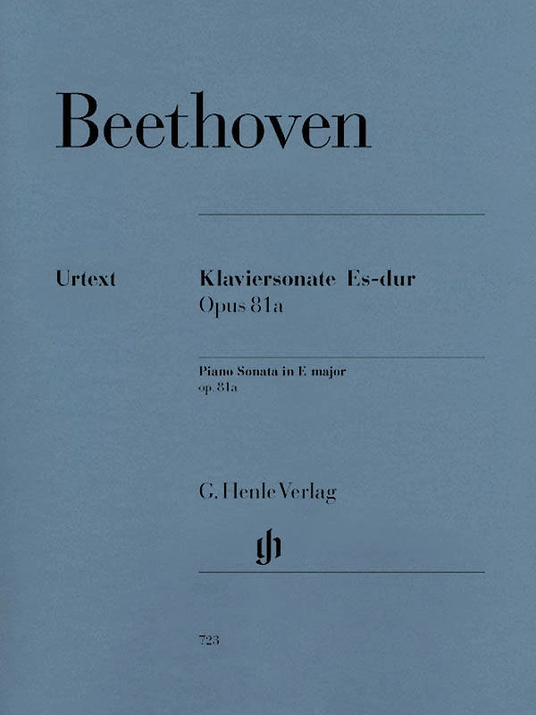Piano Sonata no. 26 E flat major op. 81a (Les Adieux) - Beethoven/Wallner/Hansen - Piano - Sheet Music