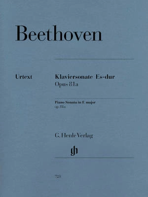 Piano Sonata no. 26 E flat major op. 81a (Les Adieux) - Beethoven/Wallner/Hansen - Piano - Sheet Music