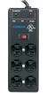 Furman - SS-6B PRO 15A AC 2x3 Block with Extreme Voltage Shutdown - 15\/4.6m Cord