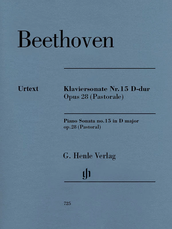 Piano Sonata no. 15 D major op. 28 (Pastoral) - Beethoven//Perahia - Piano - Sheet Music