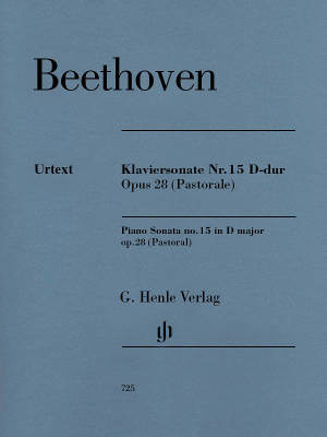G. Henle Verlag - Piano Sonata no. 15 D major op. 28 (Pastoral) - Beethoven//Perahia - Piano - Sheet Music