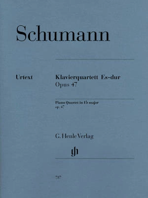 G. Henle Verlag - Piano Quartet E flat major op. 47 - Schumann/Leisinger - Piano/Violin/Viola/Cello - Parts Set