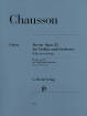 G. Henle Verlag - Poeme op. 25 - Chausson/Jost/Guntner - Violin/Piano Reduction - Sheet Music