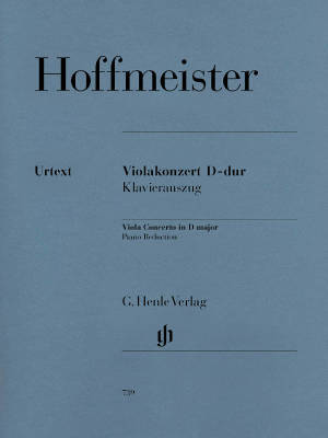 G. Henle Verlag - Viola Concerto D major - Hoffmeister /Gertsch /Ronge - Viola/Piano Reduction - Sheet Music