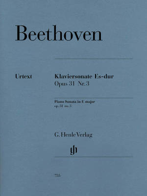 G. Henle Verlag - Piano Sonata no. 18 E flat major op. 31 no. 3 - Beethoven /Gertsch /Perahia - Piano - Sheet Music