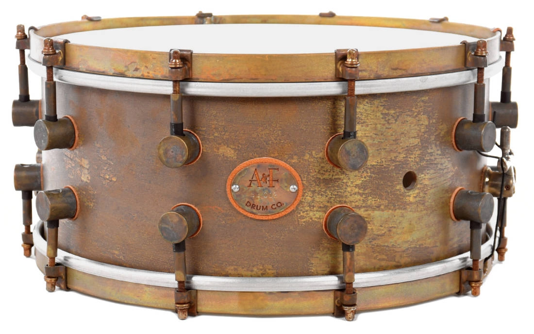 A&F\'ers Bell Series 6.5x14\'\' Snare - Raw Brass